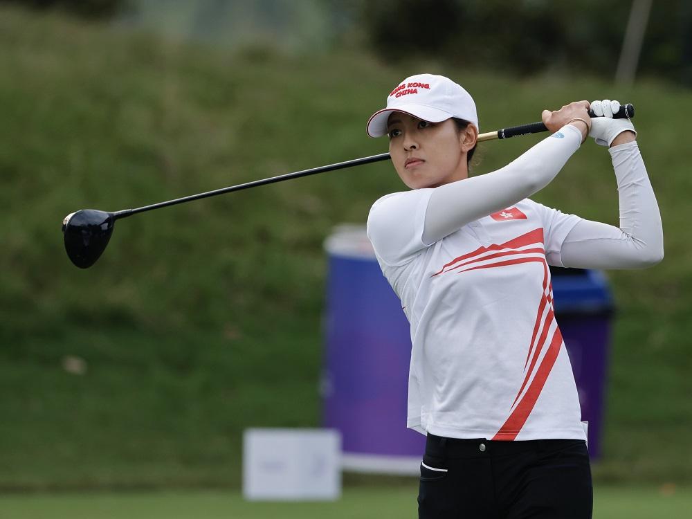 香港高爾夫球代表陳芷澄。(港協暨奧委會圖片)