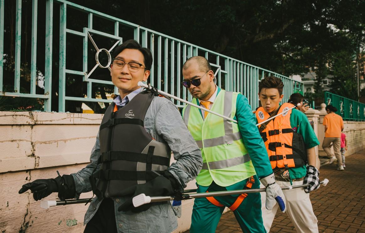 葛民輝在片中扮演一條鹹魚。