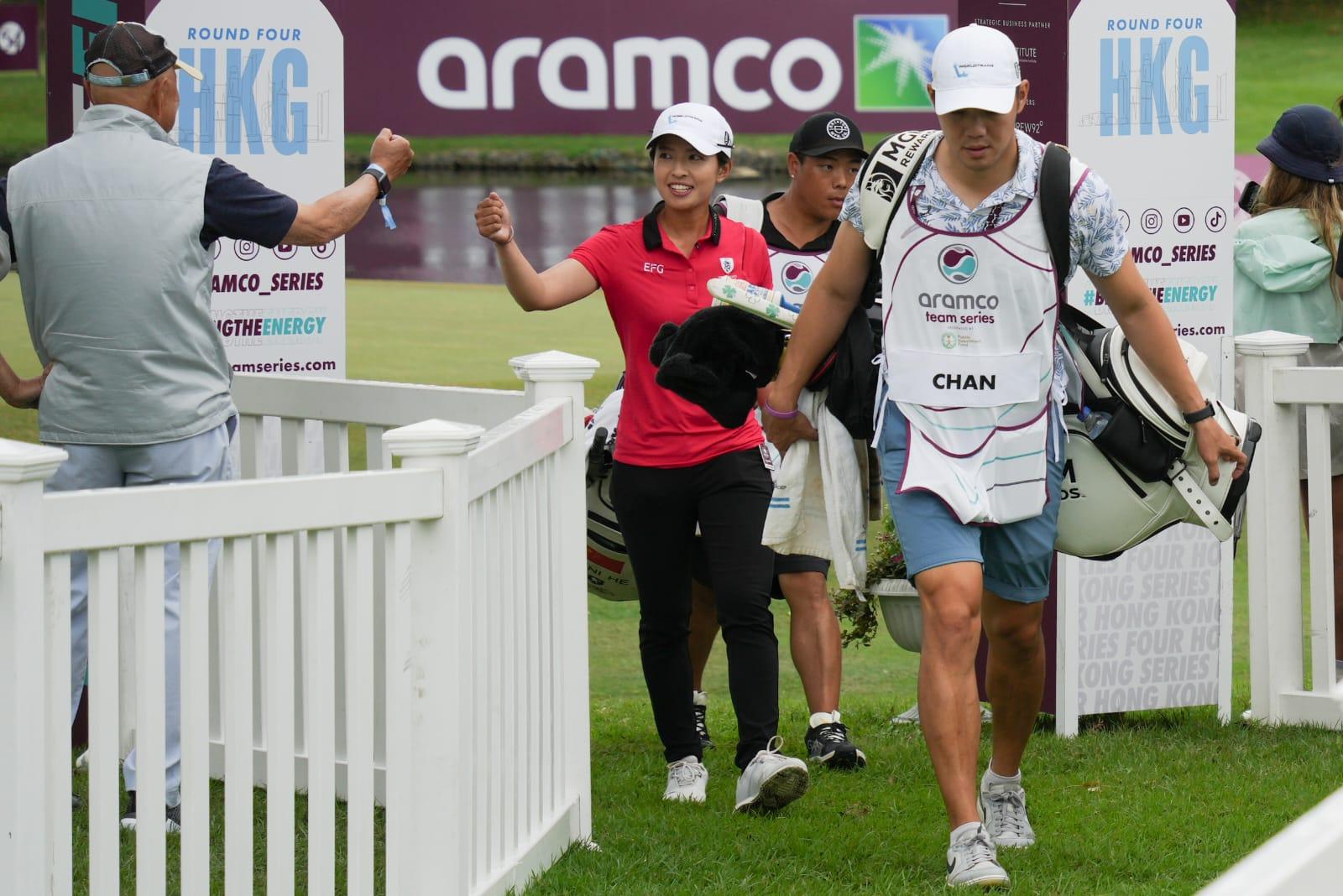香港球手陳芷澄(李睿哲攝)