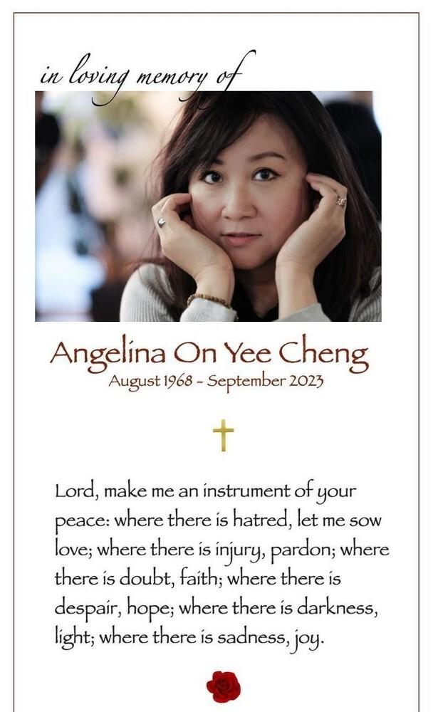 鄭少秋長女鄭安儀驚傳死訊,羅省華人天主教堂於上月30日為她舉行追思彌撒。