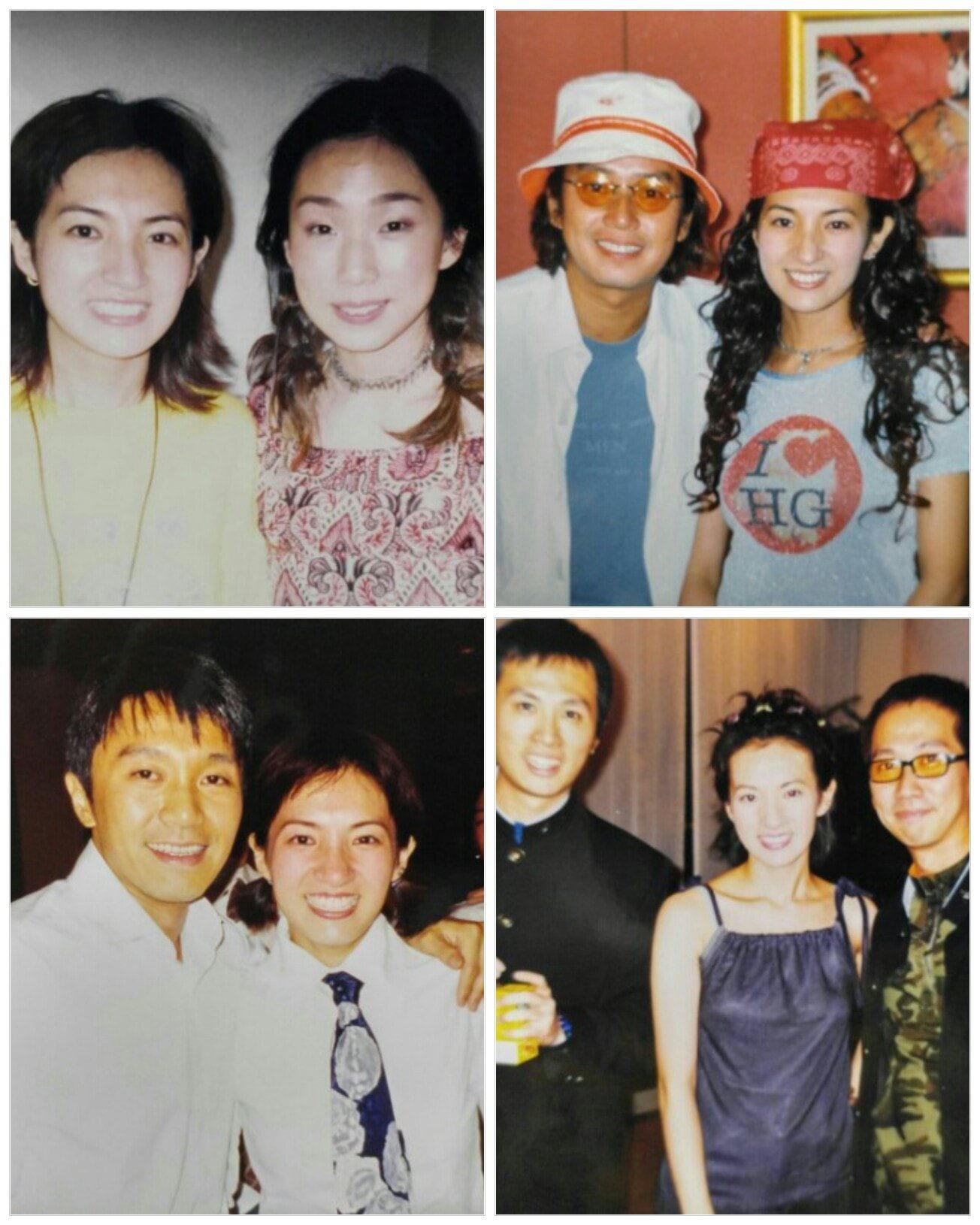 前商台DJ馬小靈同過周星馳、黃子華、林憶蓮、譚詠麟等明星合照