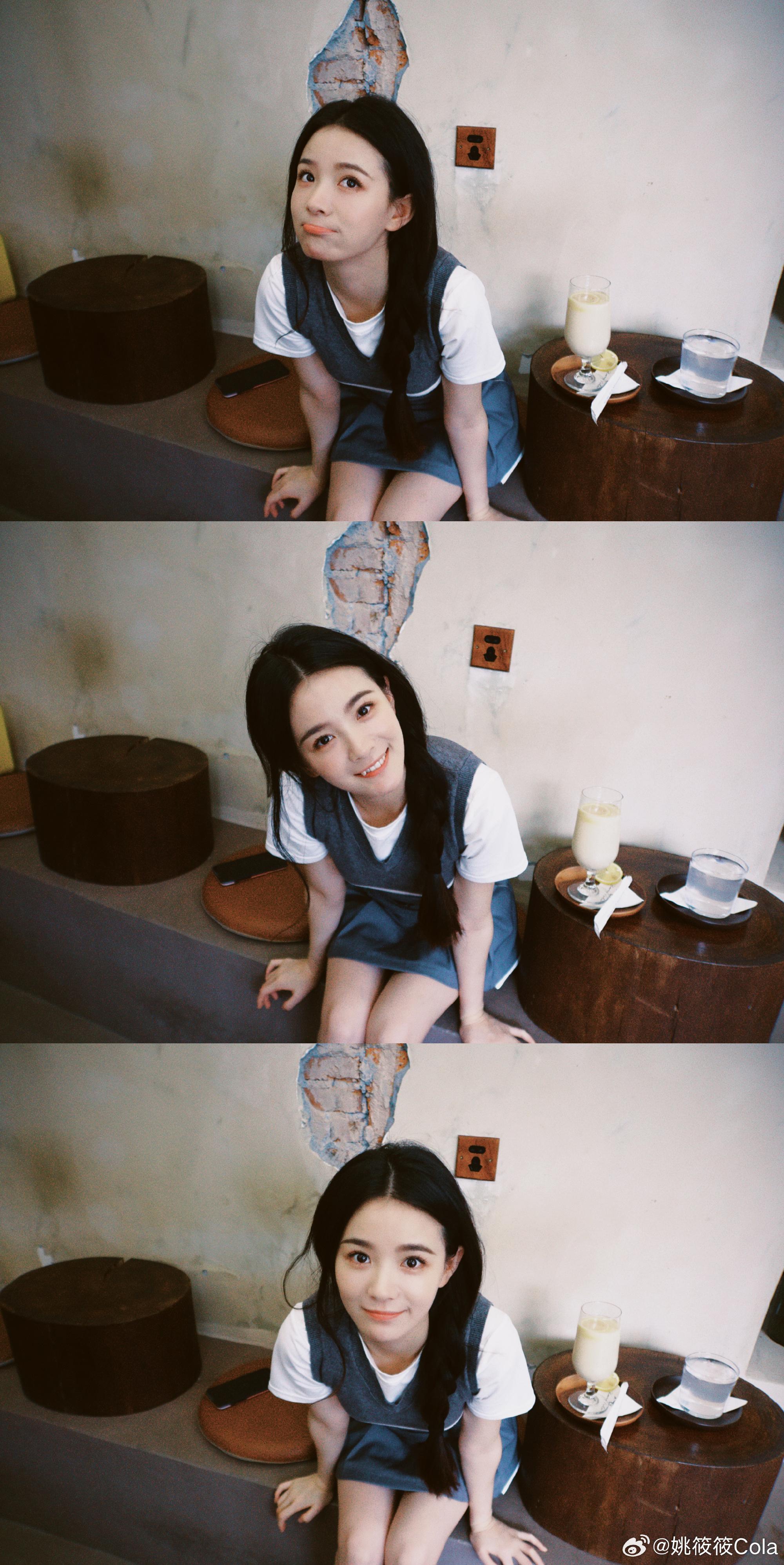 香港人在北京|秘書小莉令姚筱筱Cola成為焦點,她被讚似蔡卓妍。(姚筱筱微博)