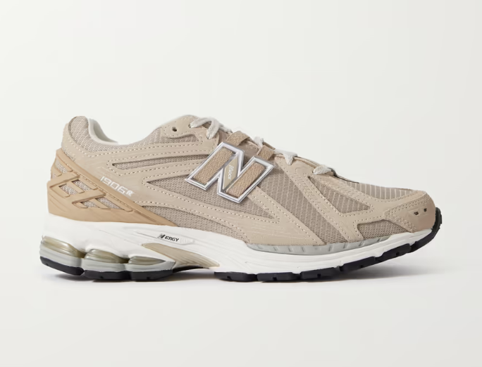 雙11優惠|NEW BALANCE 1906R rubber-trimmed suede and mesh sneakers