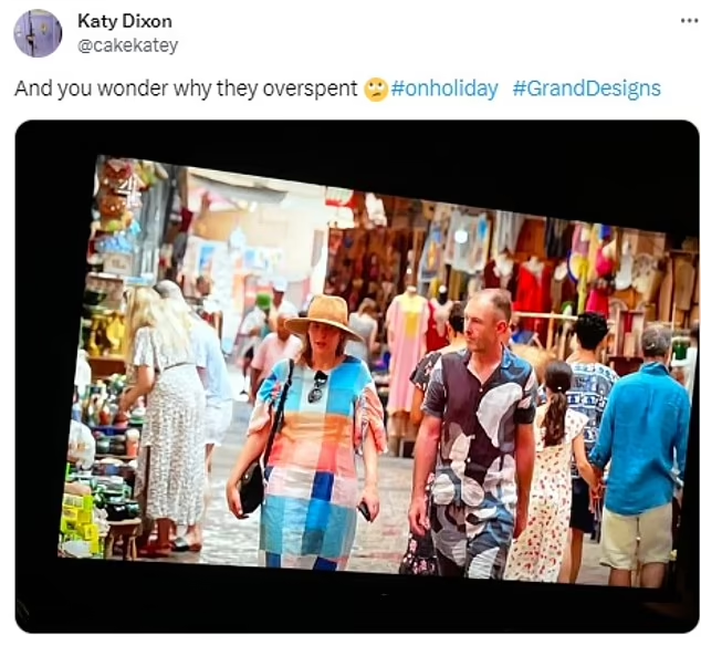 網民指夫婦連地磚都要去摩洛哥買,難怪超出預算!(互聯網)