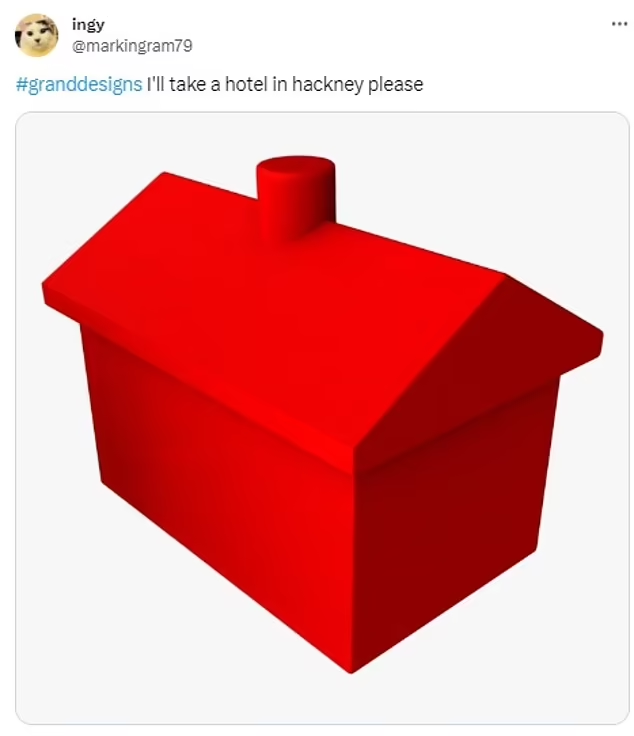 網民笑該屋似足大富翁屋。(互聯網)