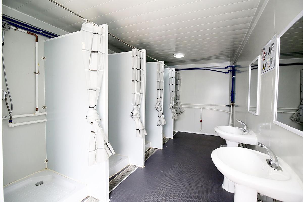 元朗潭尾宿舍設有不同設施,圖為衞浴間。(發展局網誌)