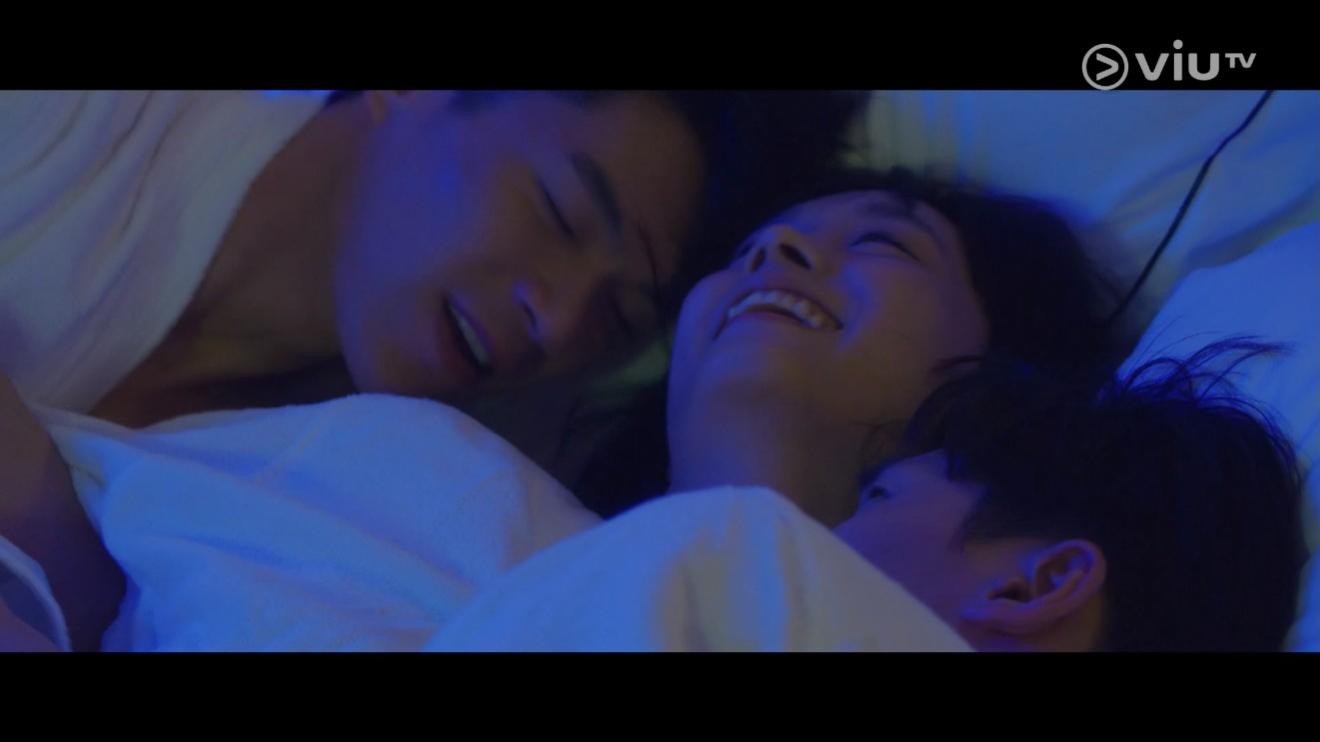 Will、阿談及唐浩然三人大被同眠。