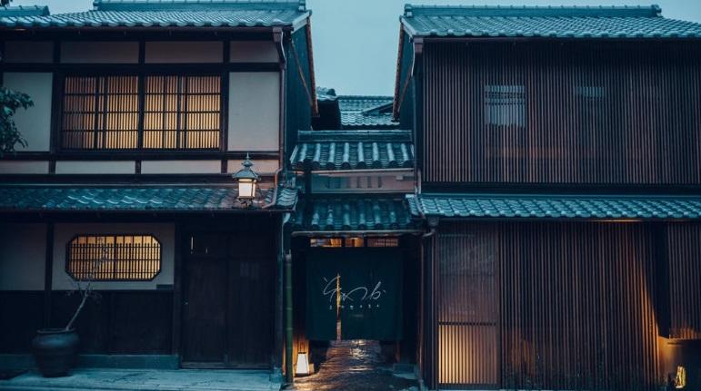 京都由舊宅改建的旅館。(互聯網)