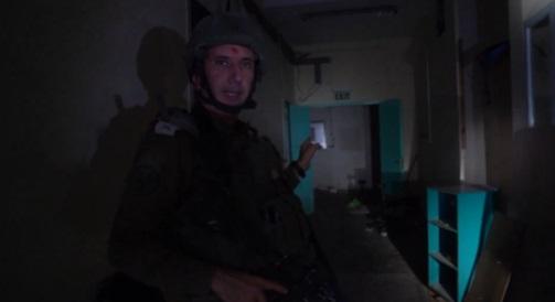 以巴衝突|以軍發布加沙一間兒童醫院內部情況的影片。(互聯網)