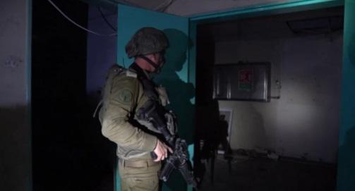 以巴衝突|以軍發布加沙一間兒童醫院內部情況的影片。(互聯網)