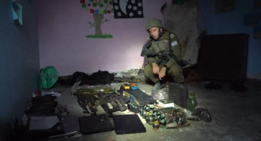 以巴衝突|以軍發布加沙一間兒童醫院內部情況的影片。(互聯網)