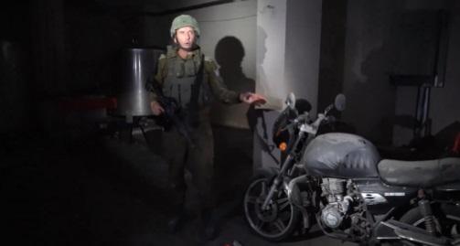 以巴衝突|以軍發布加沙一間兒童醫院內部情況的影片。(互聯網)