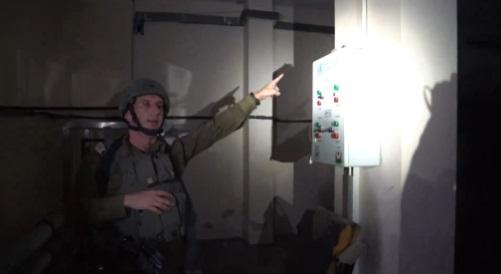 以巴衝突|以軍發布加沙一間兒童醫院內部情況的影片。(互聯網)