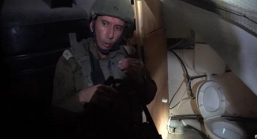 以巴衝突|以軍發布加沙一間兒童醫院內部情況的影片。(互聯網)