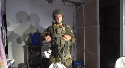 以巴衝突|以軍發布加沙一間兒童醫院內部情況的影片。(互聯網)