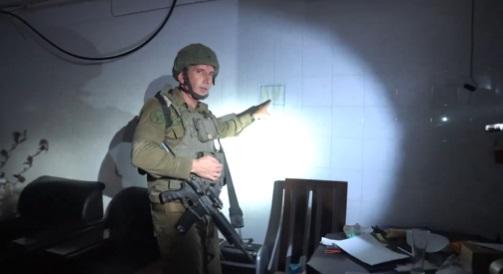 以巴衝突|以軍發布加沙一間兒童醫院內部情況的影片。(互聯網)