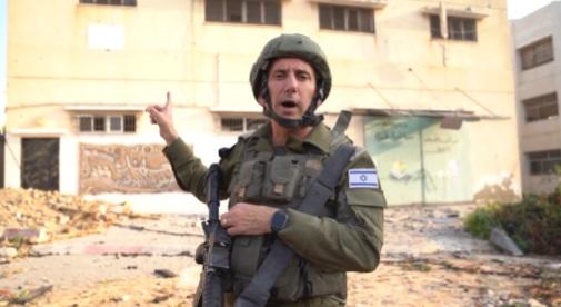 以巴衝突|以軍發布加沙一間兒童醫院內部情況的影片。(互聯網)