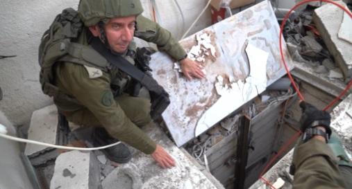 以巴衝突|以軍發布加沙一間兒童醫院內部情況的影片。(互聯網)