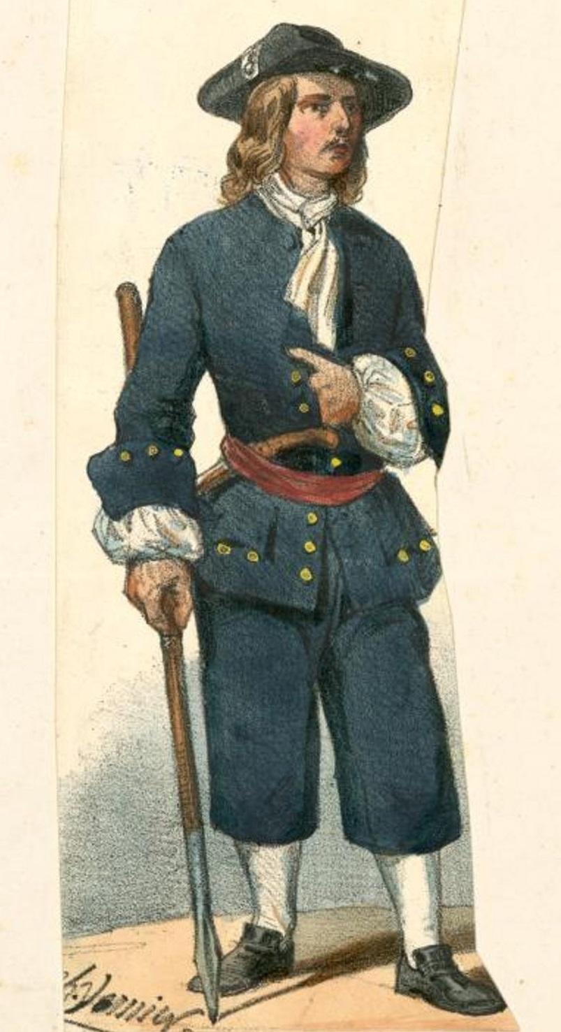 當時的軍人肖像。(互聯網)