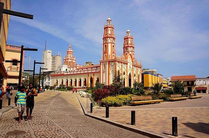 哥倫比亞北部城市巴蘭幾亞的歷史建築。(互聯網)