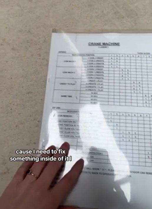 夾公仔機內附使用手冊。(互聯網)