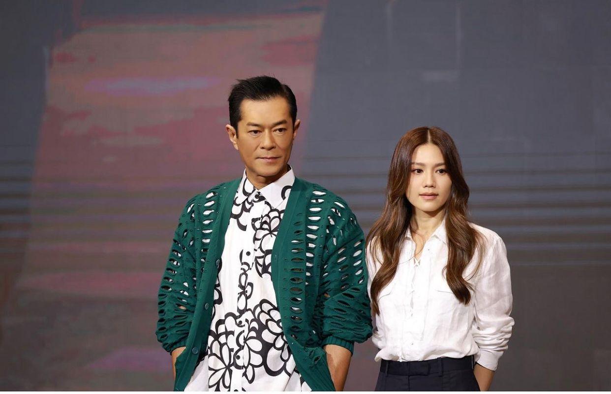 周秀娜在電影《尾隨》中,與古仔是扮演一對夫妻。