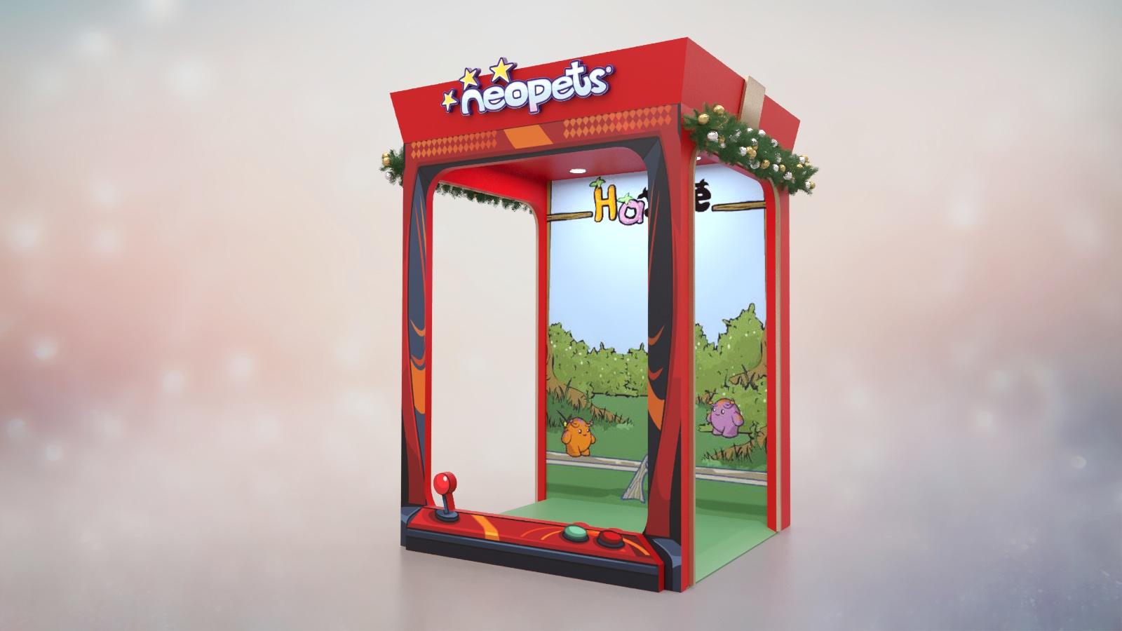 大家可於逾2米高的巨型聖誕禮盒佈置中體驗人氣遊戲海西蹺蹺板