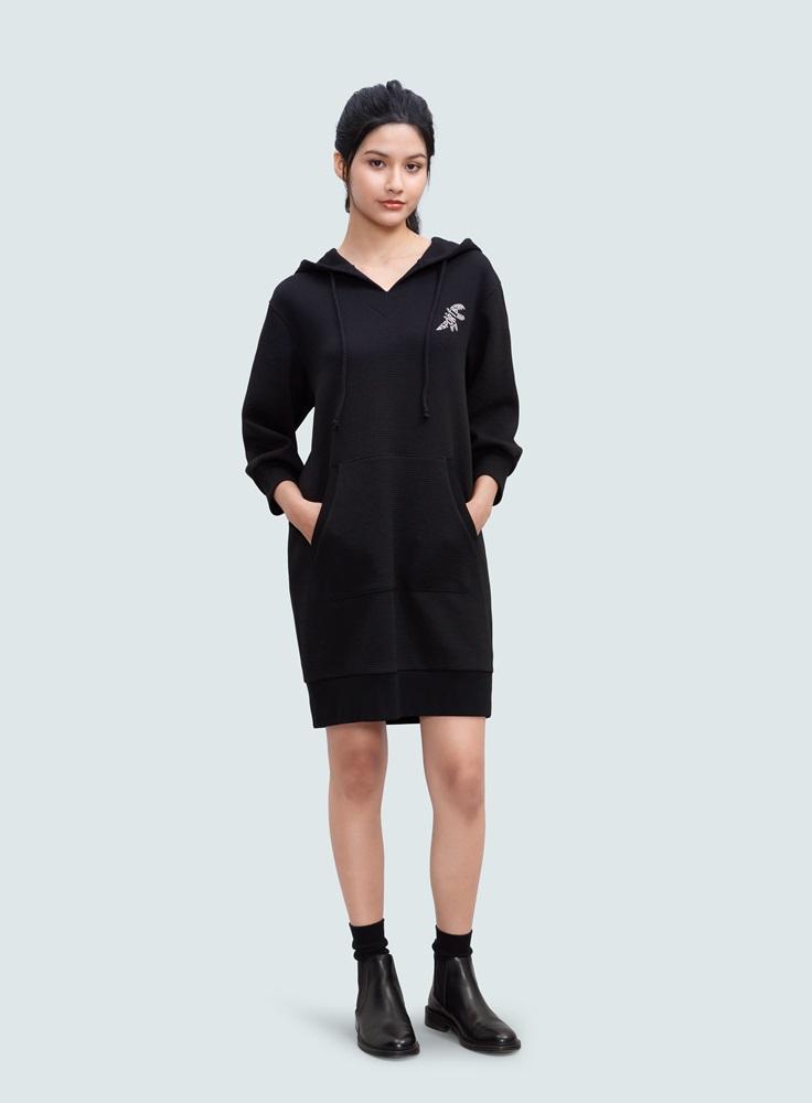 女裝Sport b. Dino Waffle連帽連身裙|特價:HK$1,437 原價:HK$1,690