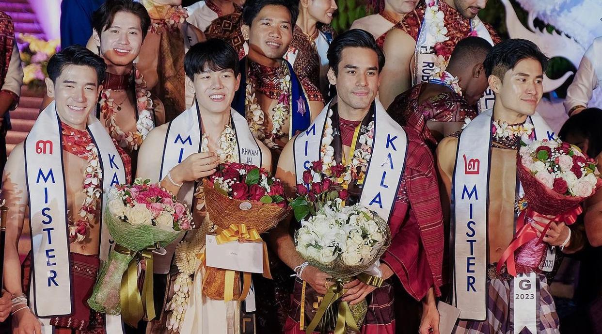 在當地一場分項比賽中,Oliver(右)僅次於台灣代表Kevin Davalos。