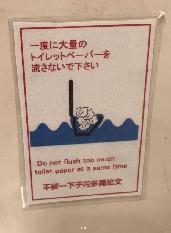 「不要一下子閃多篇論文」,令懂中文的人不解。(互聯網)