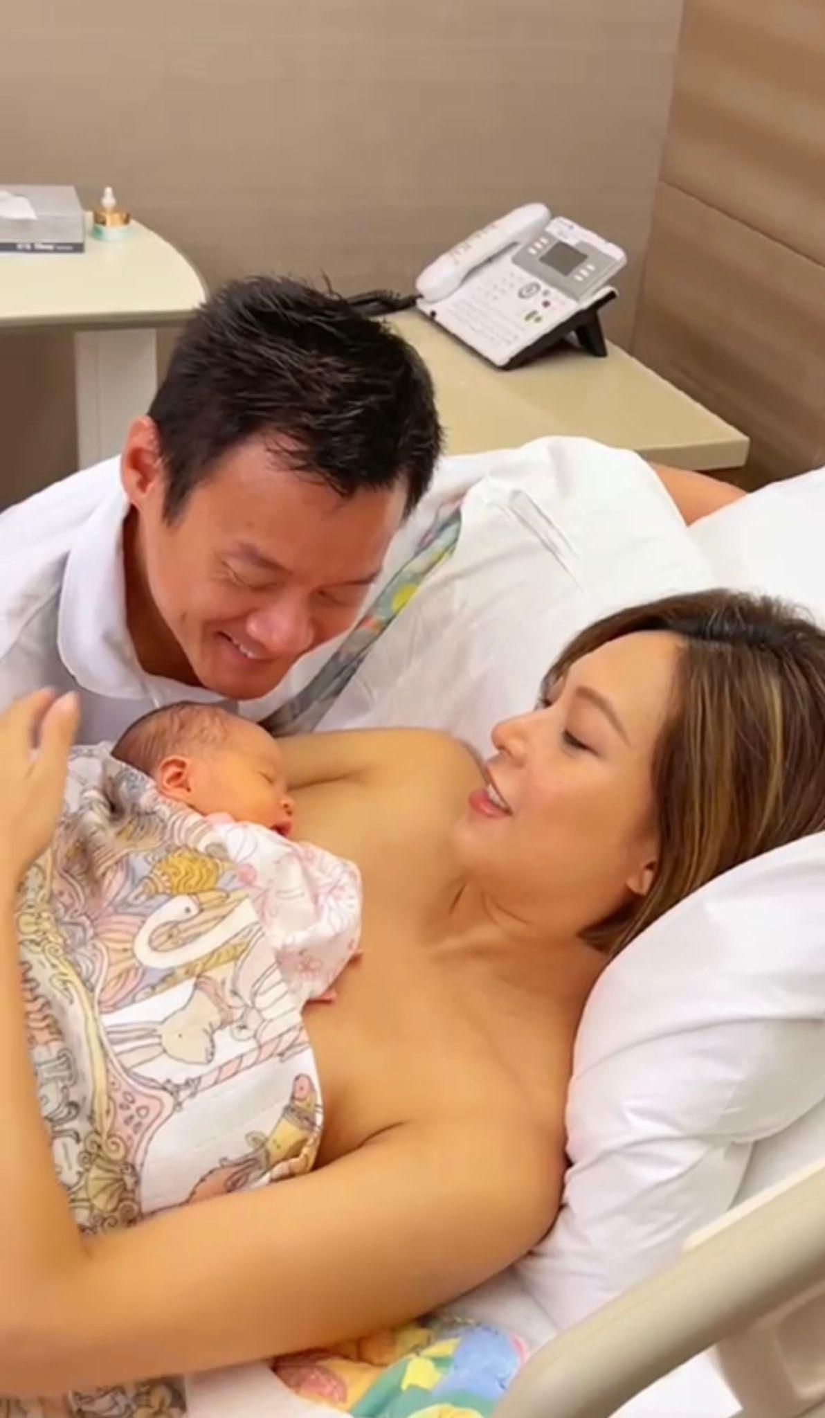 朱慧敏拍下短片親自報喜。