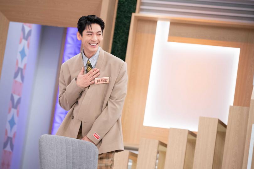 林柏宏被小S怒吼後相當緊張。(圖/東森綜合台 提供)