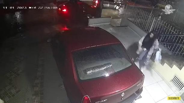 案發時CCTV畫面。(互聯網)