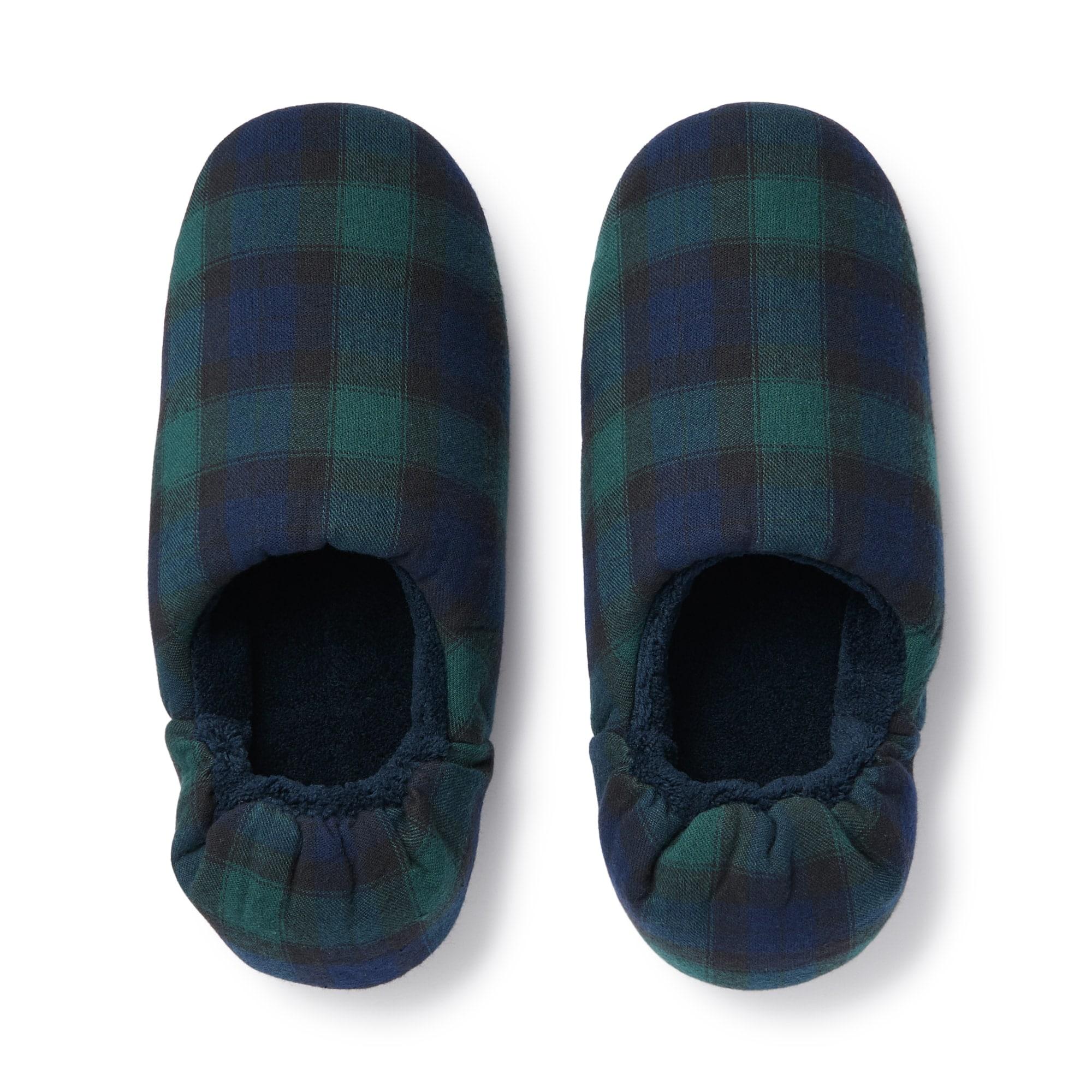 棉質法蘭絨織家居便鞋|原價:$108 會員價:額外九折 ($98)