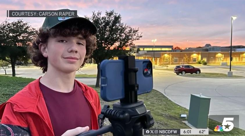 雷珀平日喜歡拍攝交通工具。(互聯網)