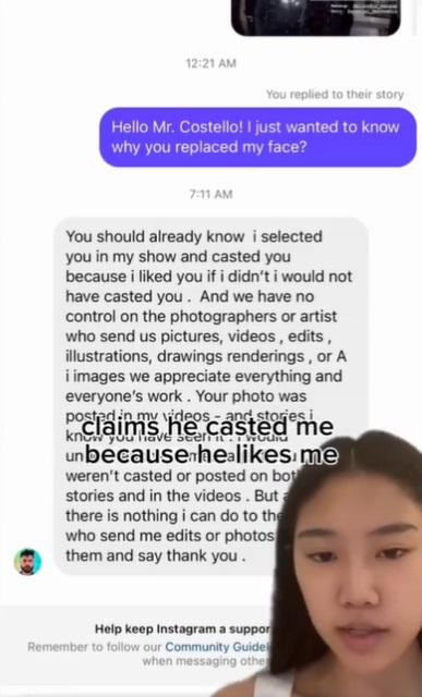 Shereen Wu在TikTok發布影片,力數科斯特洛不是。(互聯網)