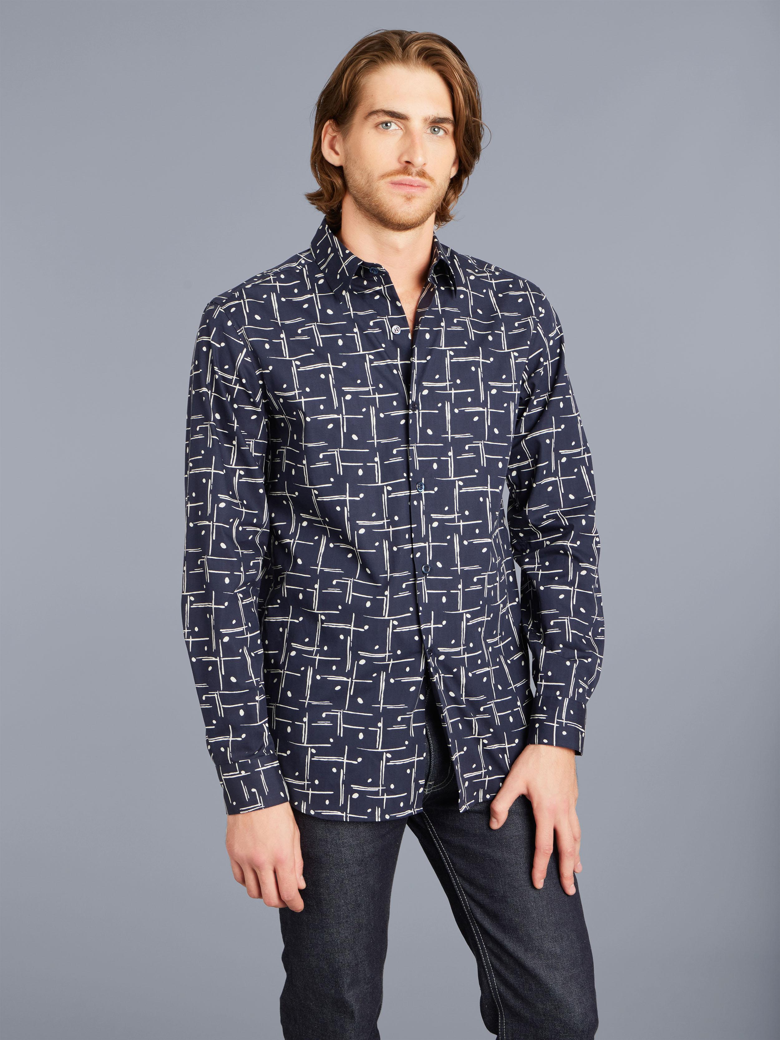 男裝棉質Thomas襯衫|特價:HK$2,032 原價:HK$2,390