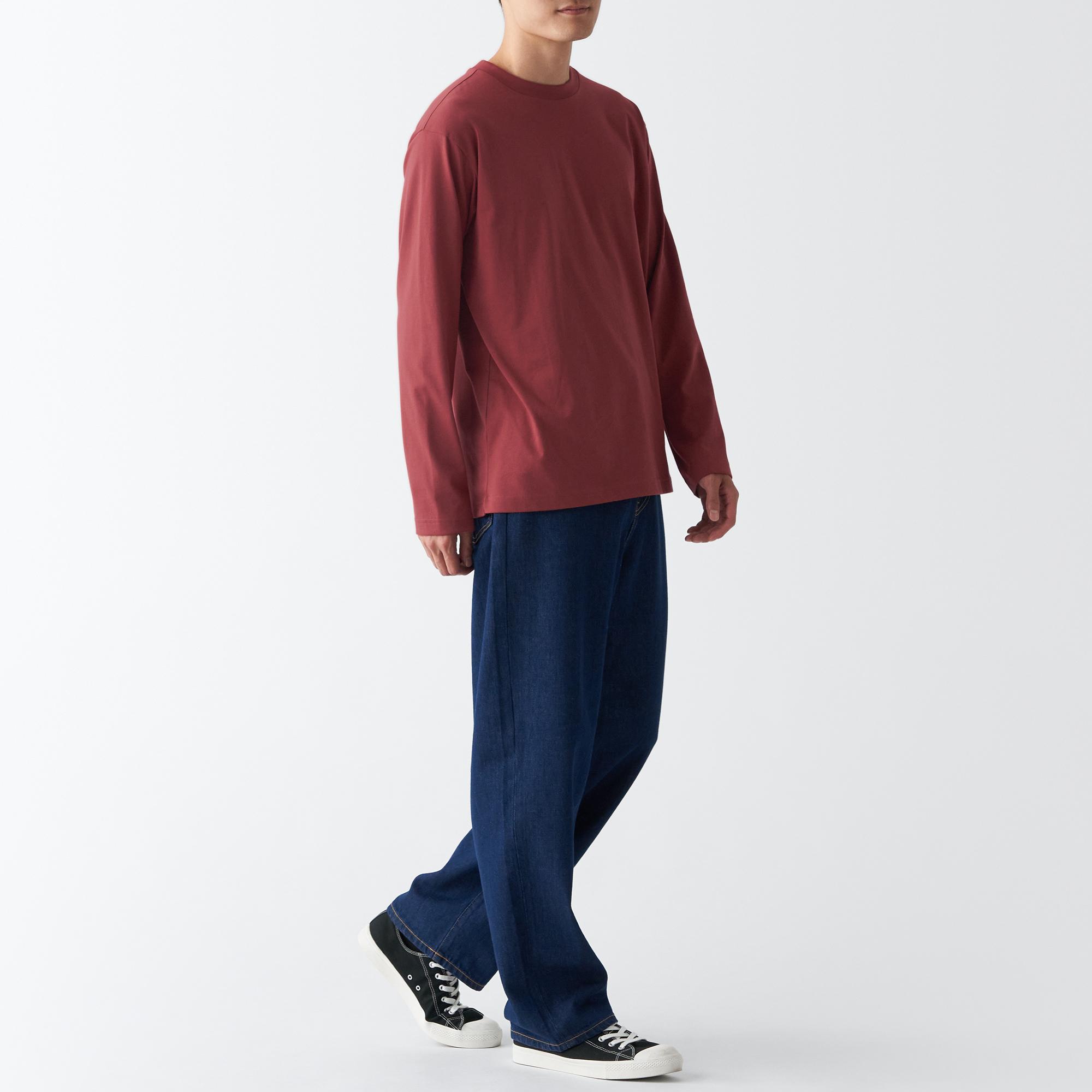 男裝精選棉質長袖T裇|原價:$98 – $228 優惠價:九折 ($89 – $206) 會員價:額外九折 ($81– $186)