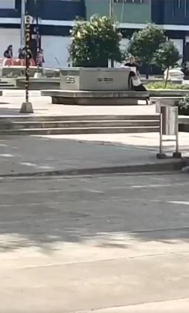 男女光天化日下在公園裡口交。(互聯網)