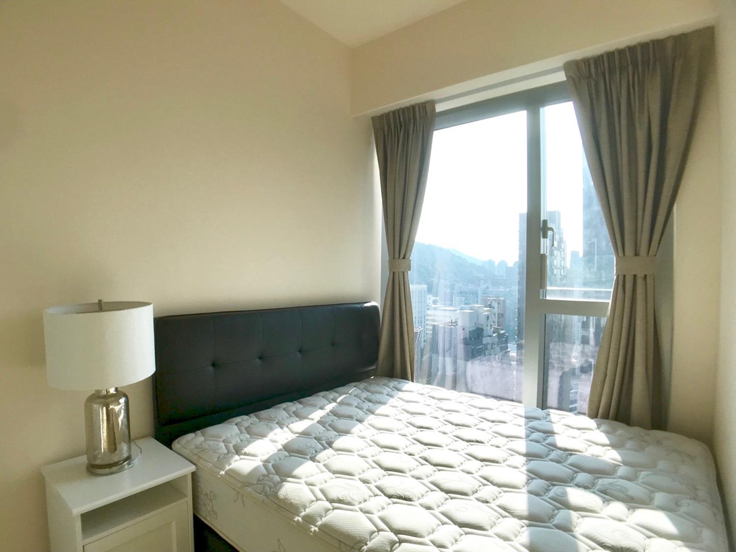 單位陽光充裕,每天早上醒來都可被溫柔的日光喚醒。