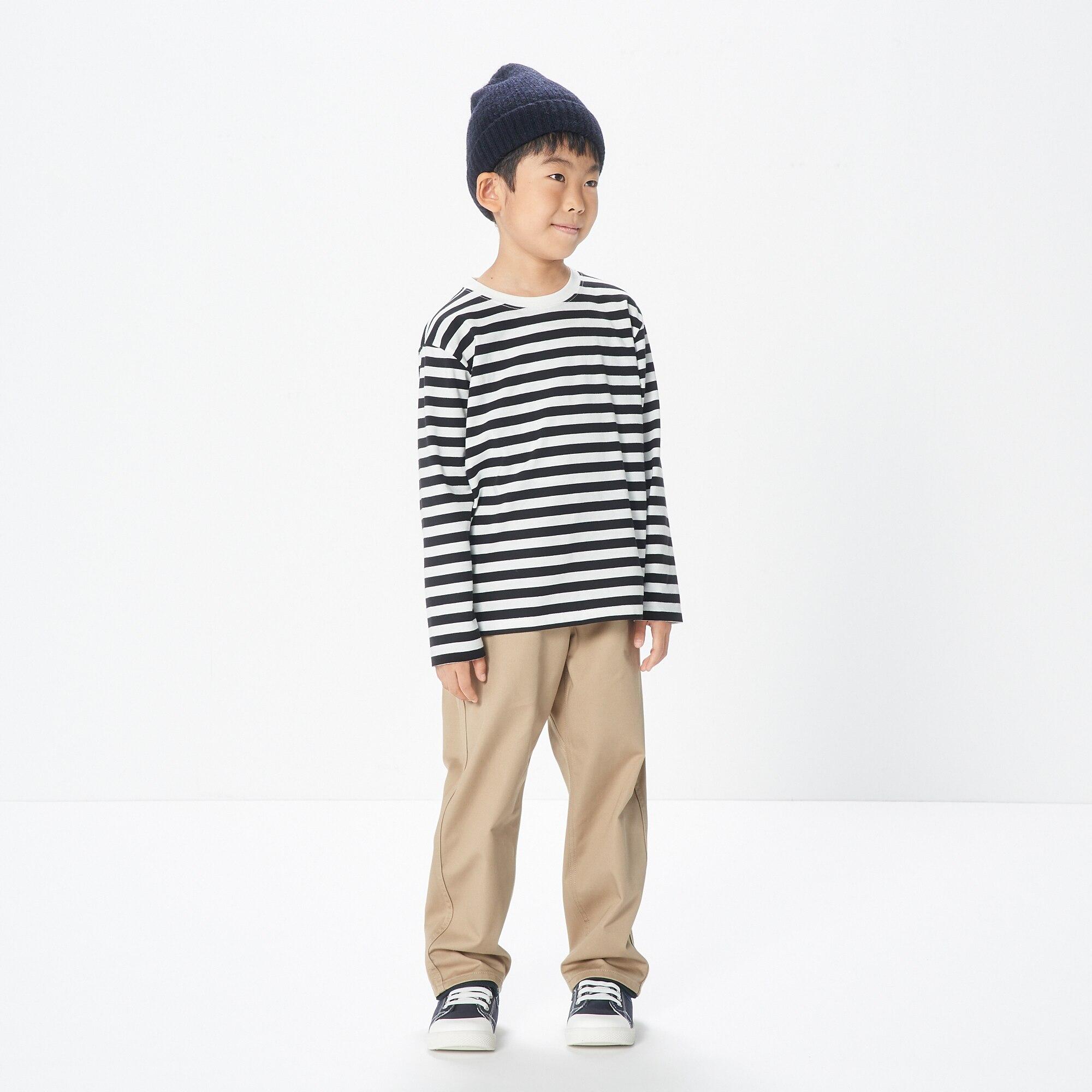 童裝長袖T裇|原價:$68 – $128優惠價:九折 ($62 – $116) 會員價:額外九折 ($56 – $105)