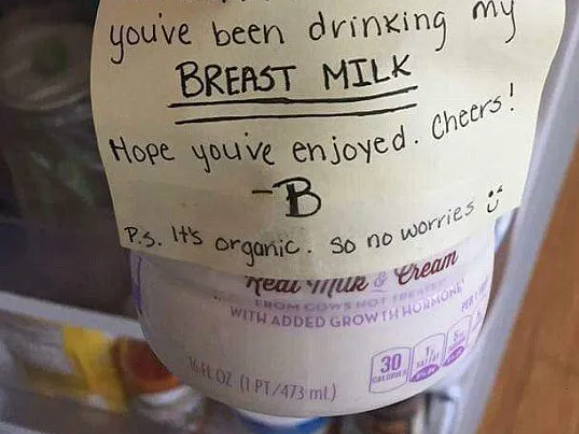 根據本報fact check,2016年亦曾有網民聲稱在咖啡奶精加入人奶,來整蠱同事,連字條內容也一樣。(互聯網)