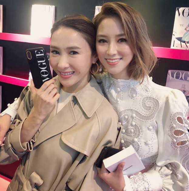 徐子淇早前與黎姿合照(徐子淇IG)