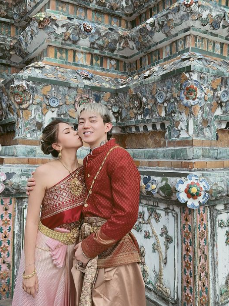 蕾菈與老公湯宇