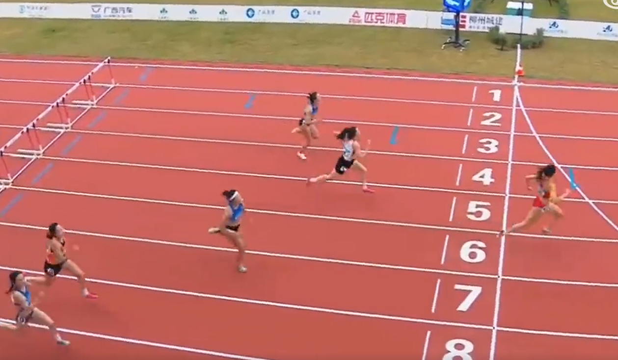 「跨欄女神」吳艷妮全國學生運動會奪金