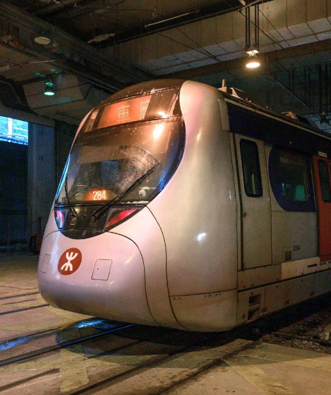 早前,一張在港鐵月台拍攝的照片就在網上瘋傳。(圖片來源:Facebook@MTR)