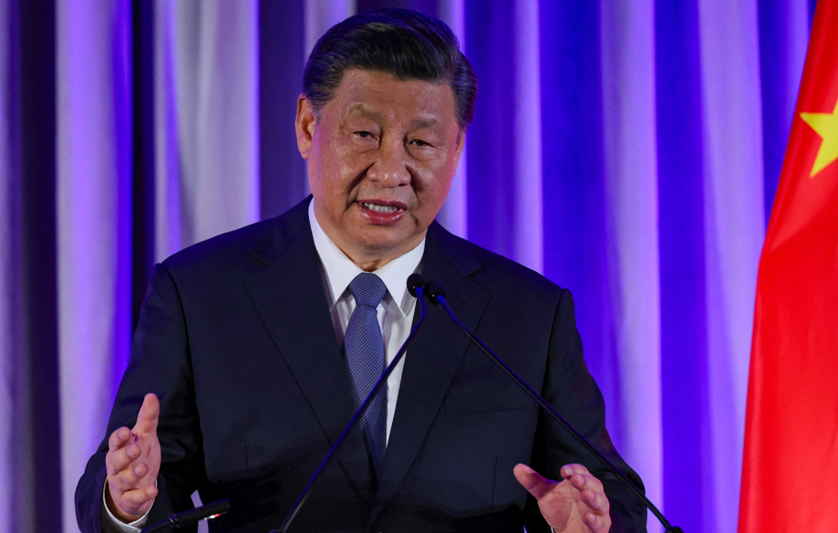 習近平結束與拜登的中美元首會晤後,出席美國友好團體聯合歡迎晚宴。(路透社)