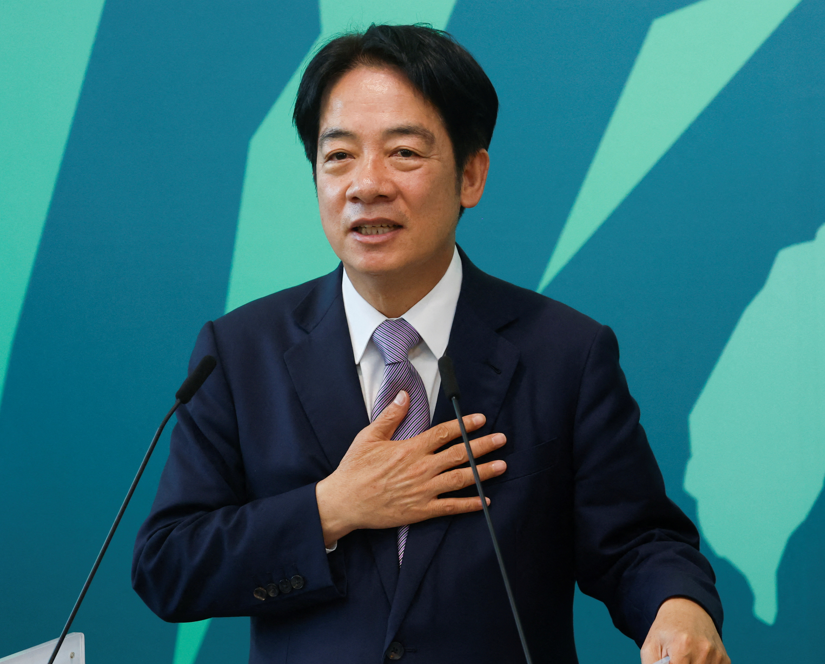 賴清德正式公布由蕭美琴出任副手(路透社)