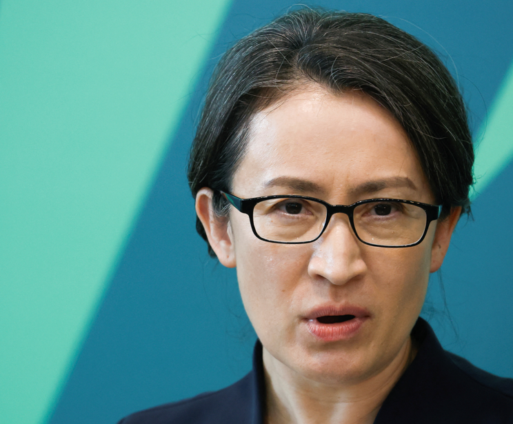 賴清德正式公布由蕭美琴出任副手(路透社)