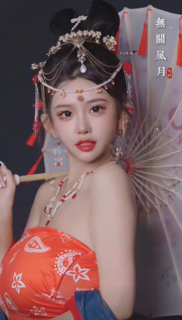 抖音網紅「剛滿18歲」,不過網民指實際年齡是32歲(抖音截圖)